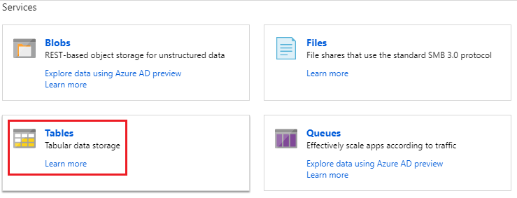 Single Page Application in Blazor with Azure Table Storage